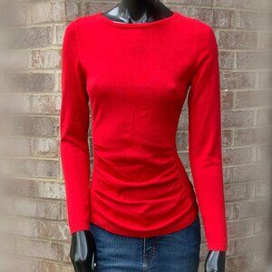 The Limited Red Long Sleeve Top